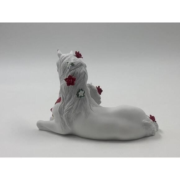 1992 Princeton Gallery LIMITED ED. Porcelain Yuletide Blessing Unicorn Figurine